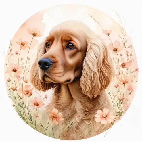 Cocker spaniel circle