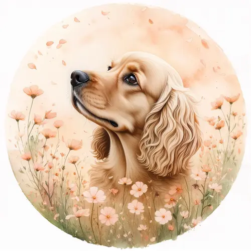 Cocker spaniel circle